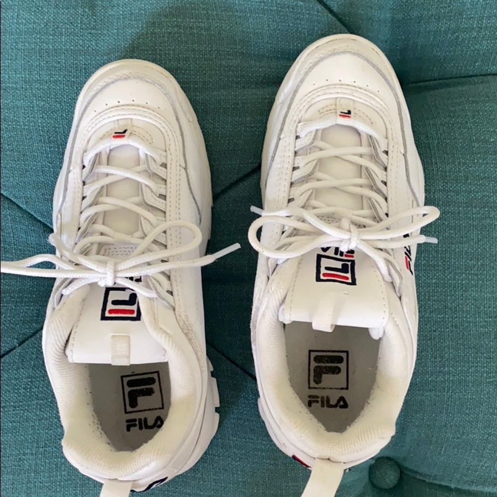 White womens Filas